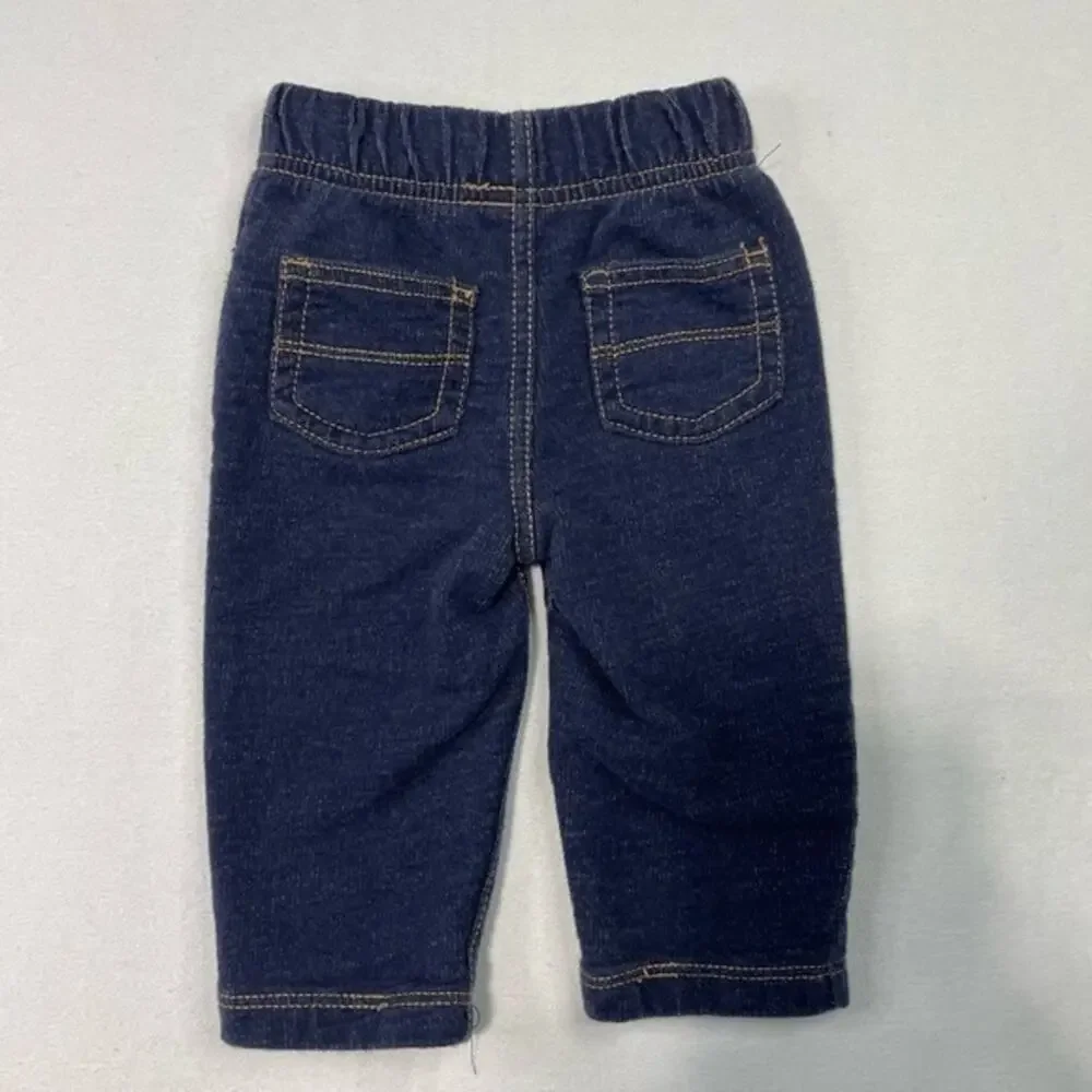 Carter’s Denim Blue Jeans Size 6 Months cotton